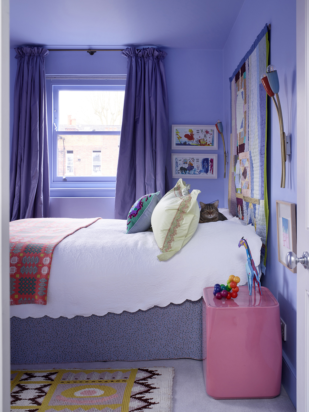 blue-purple kids room