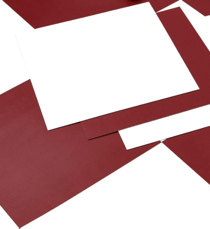  red and white vinyl tiles