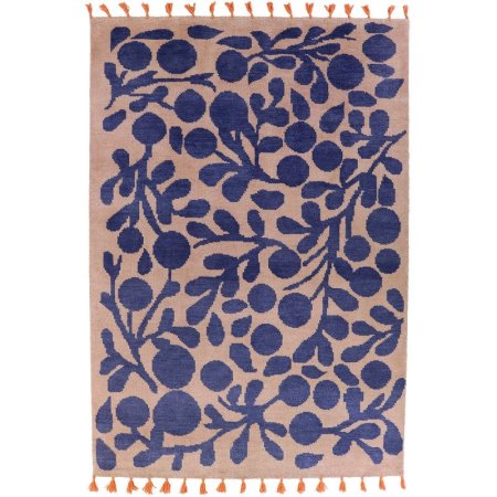  blue floral rug