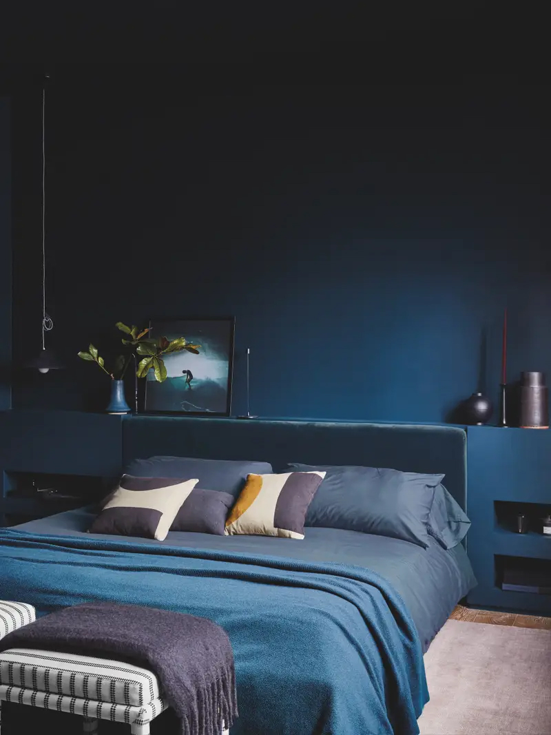 blue bedroom