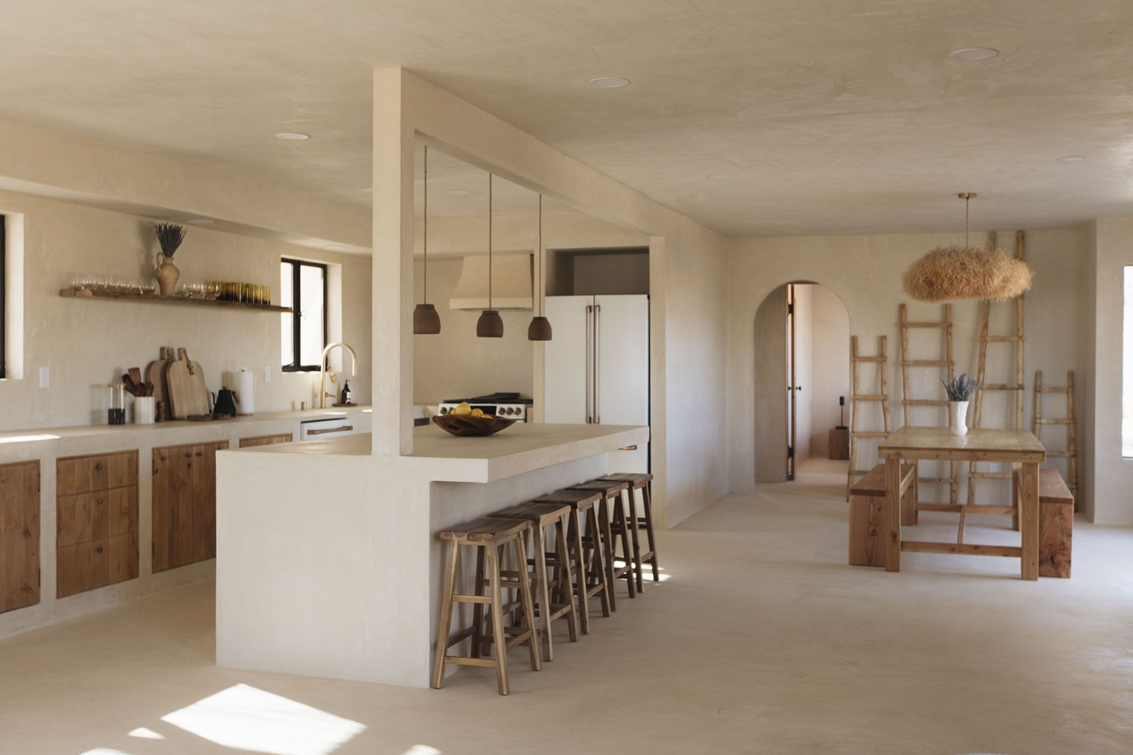 desert style kitchen