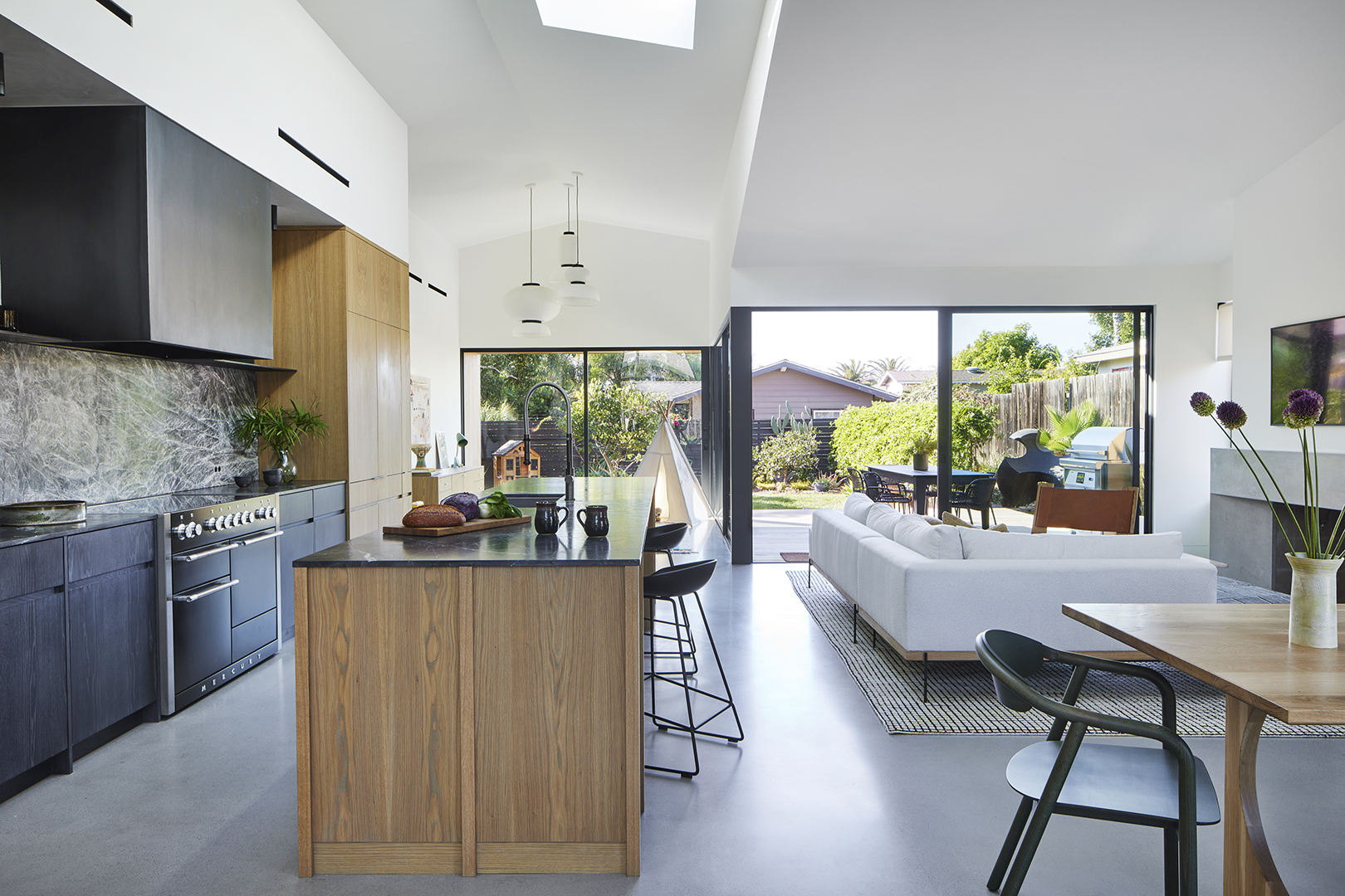 open concept kitchen