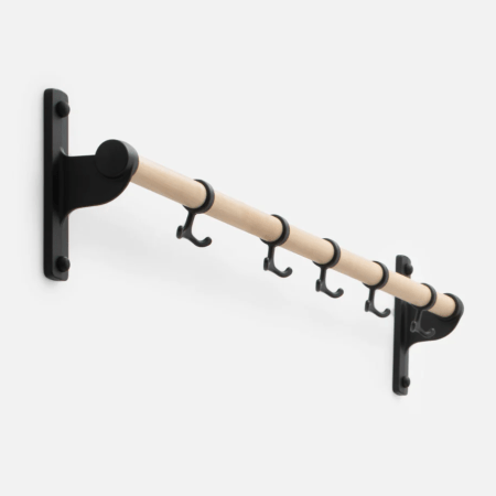  Swedish Utility Hook Rail in black