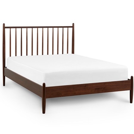  article lenia bed walnut full