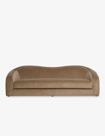  camel colored sofa