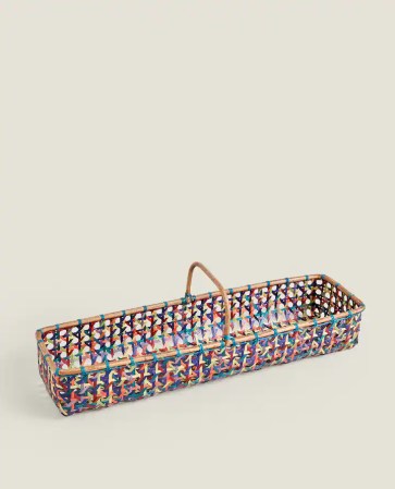  colorful woven basket