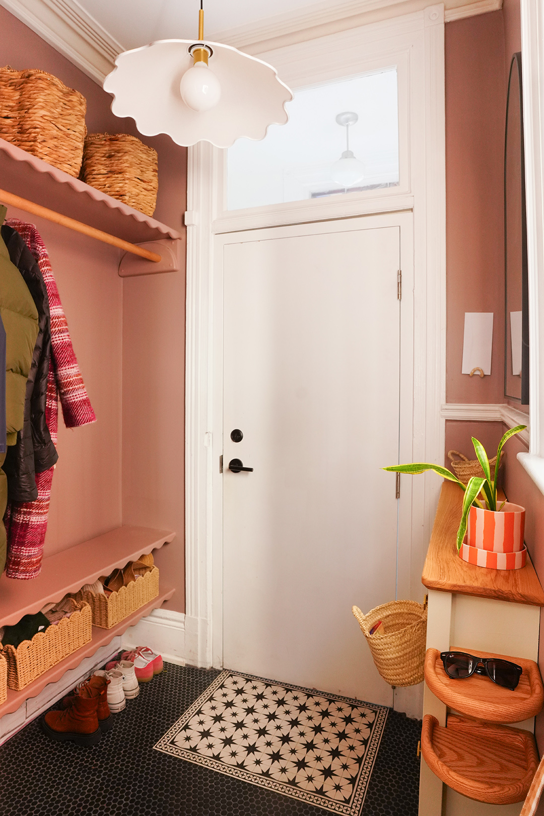 pink entryway