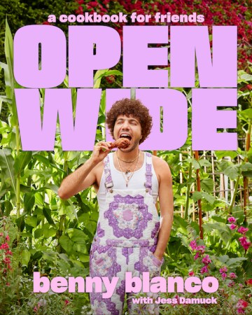  Open Wide book cover with man eating chicken