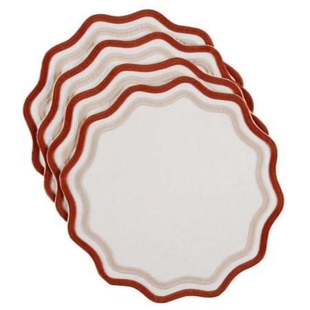  scalloped placemats