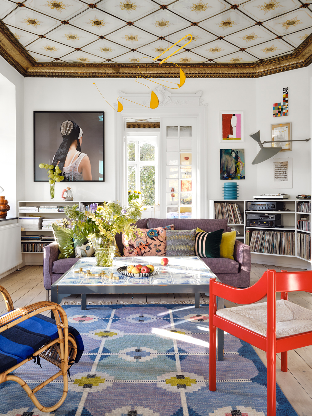 eclectic living room