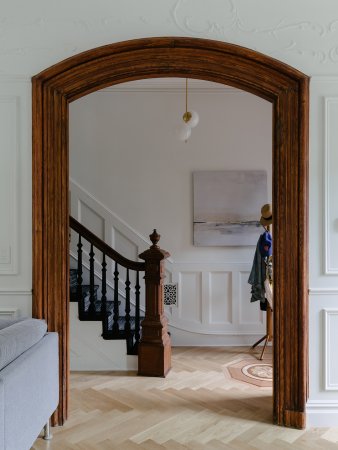 view into staircase