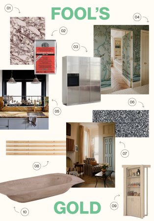 moodboard of home design optical illusions