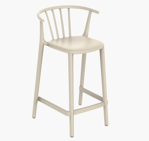  white wishbone stool
