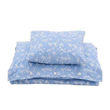 baby blue floral bedding set