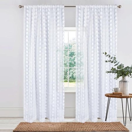  white curtains