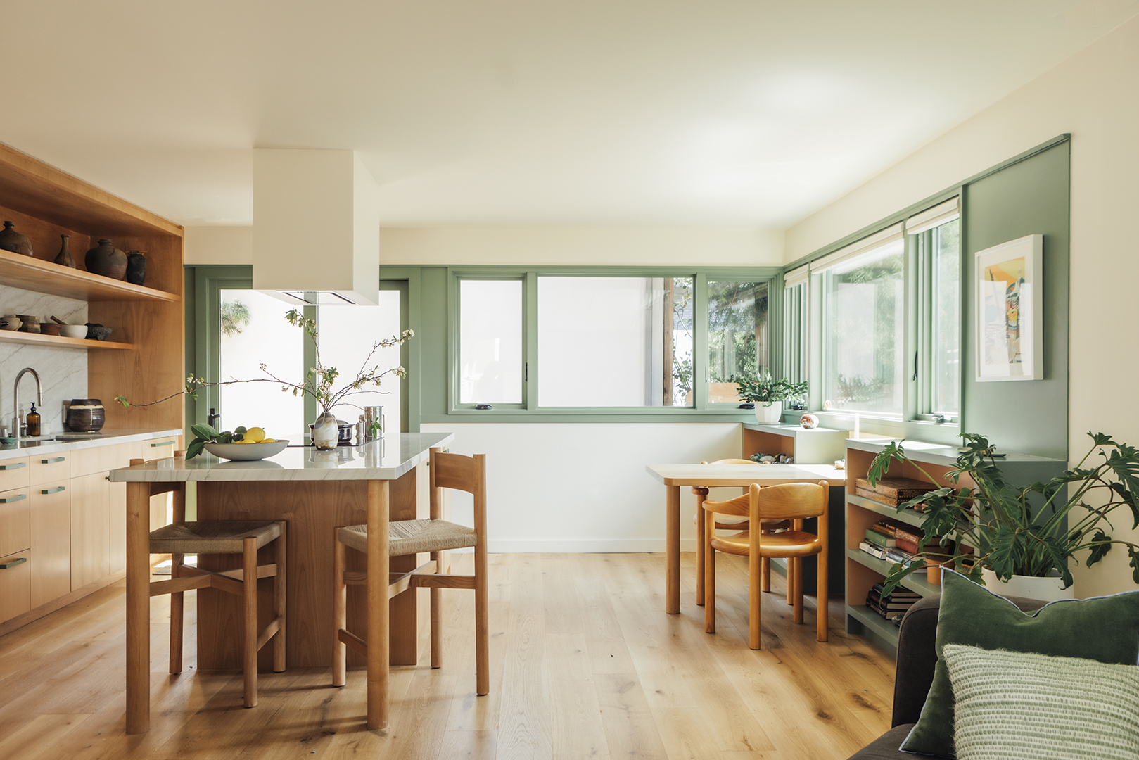 open concept kitchen