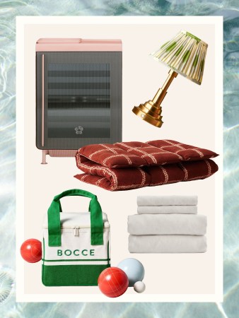 collage of home decor products