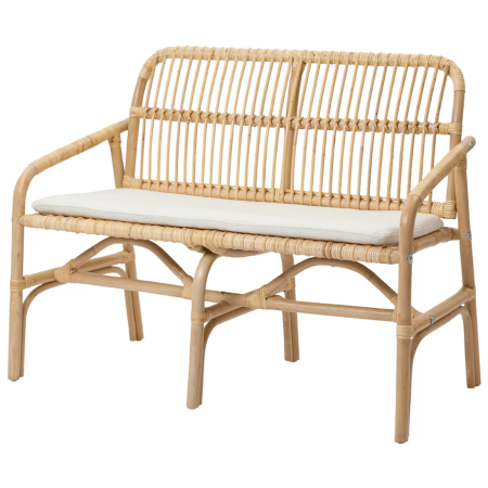  rattan bench