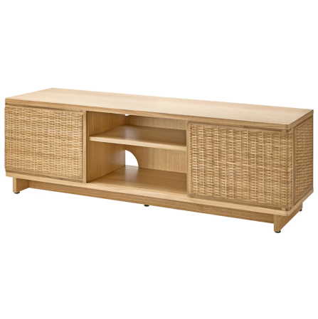  rattan tv unit