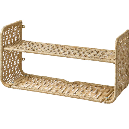  rattan shelves