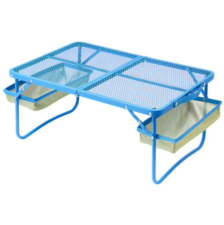  blue folding table