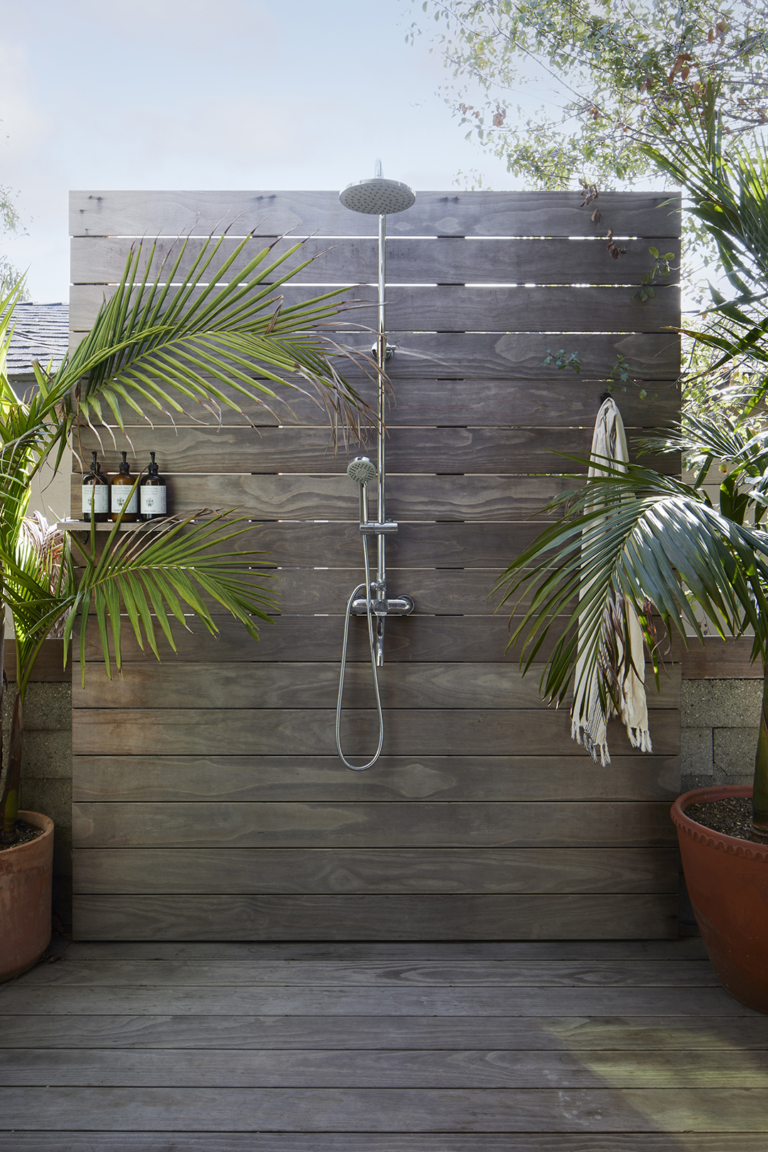 outdoor shower