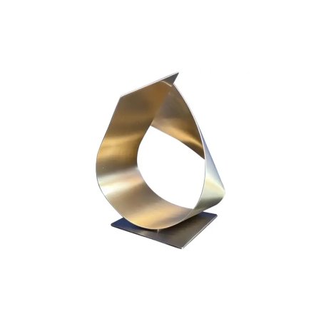  Circular brass sculpture