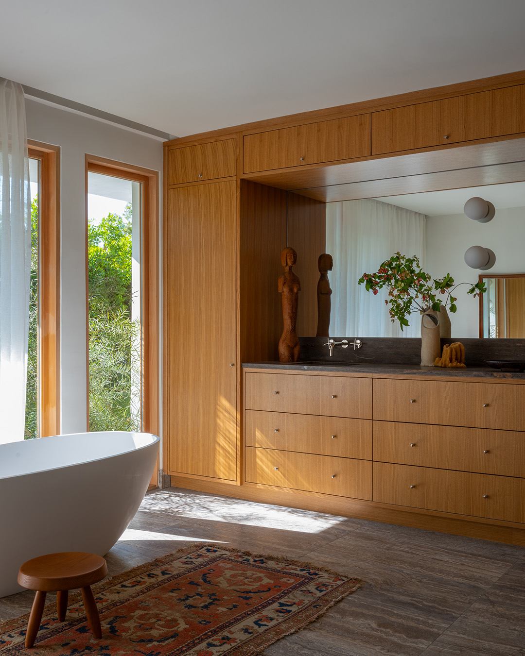 wood bathroom vanity