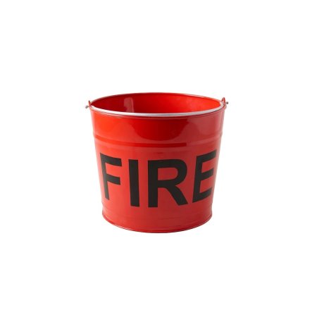  red metal decorative bucket