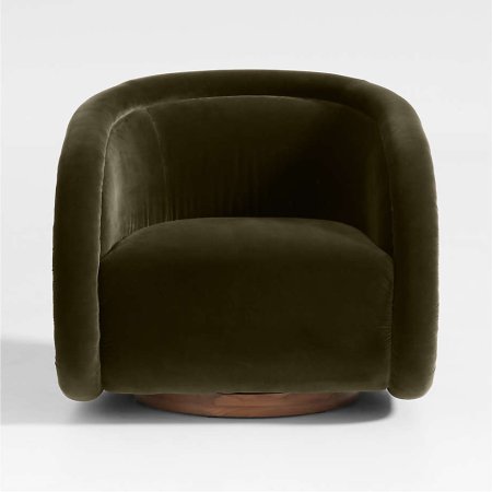  velvet swivel chair