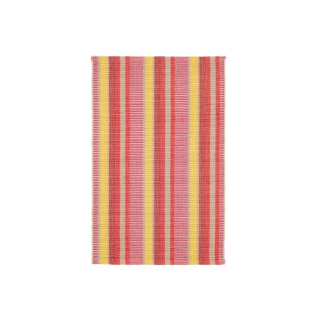  Red and yellow striped rug