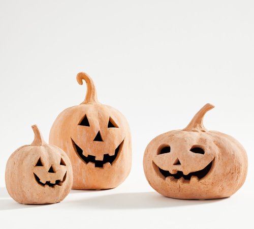  terracotta pumpkins