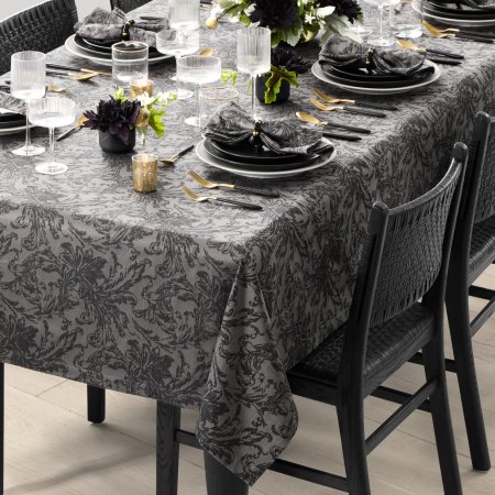  dark gray tablecloth