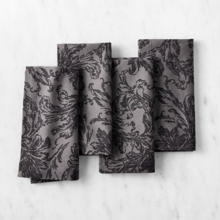  dark gray napkins