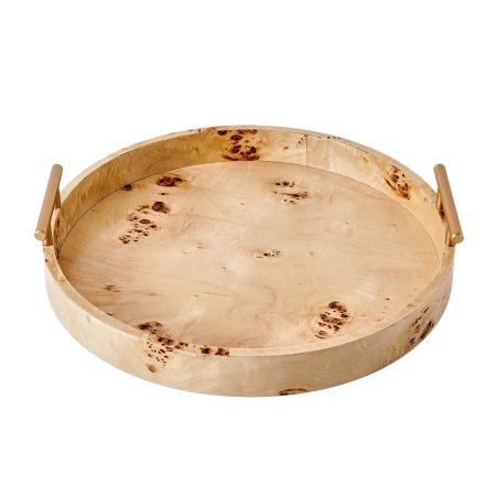  burl wood tray