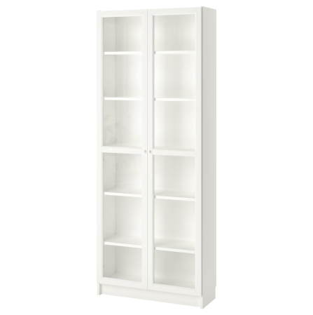  Bookcase with glass doors