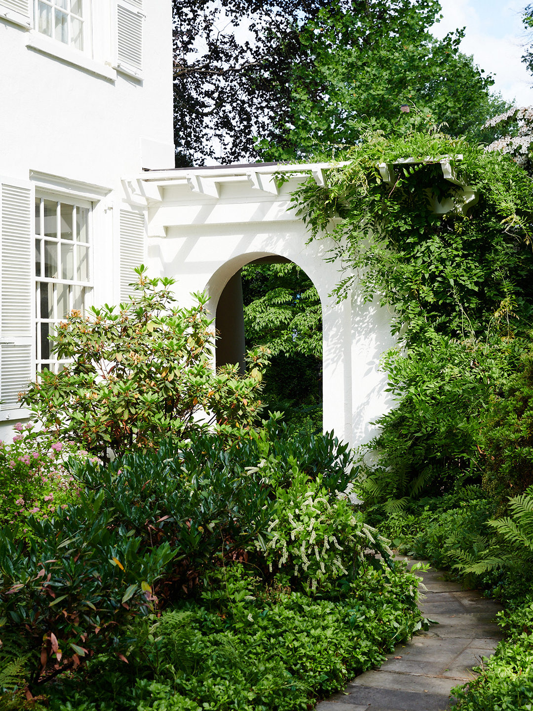 ivy covered exterior