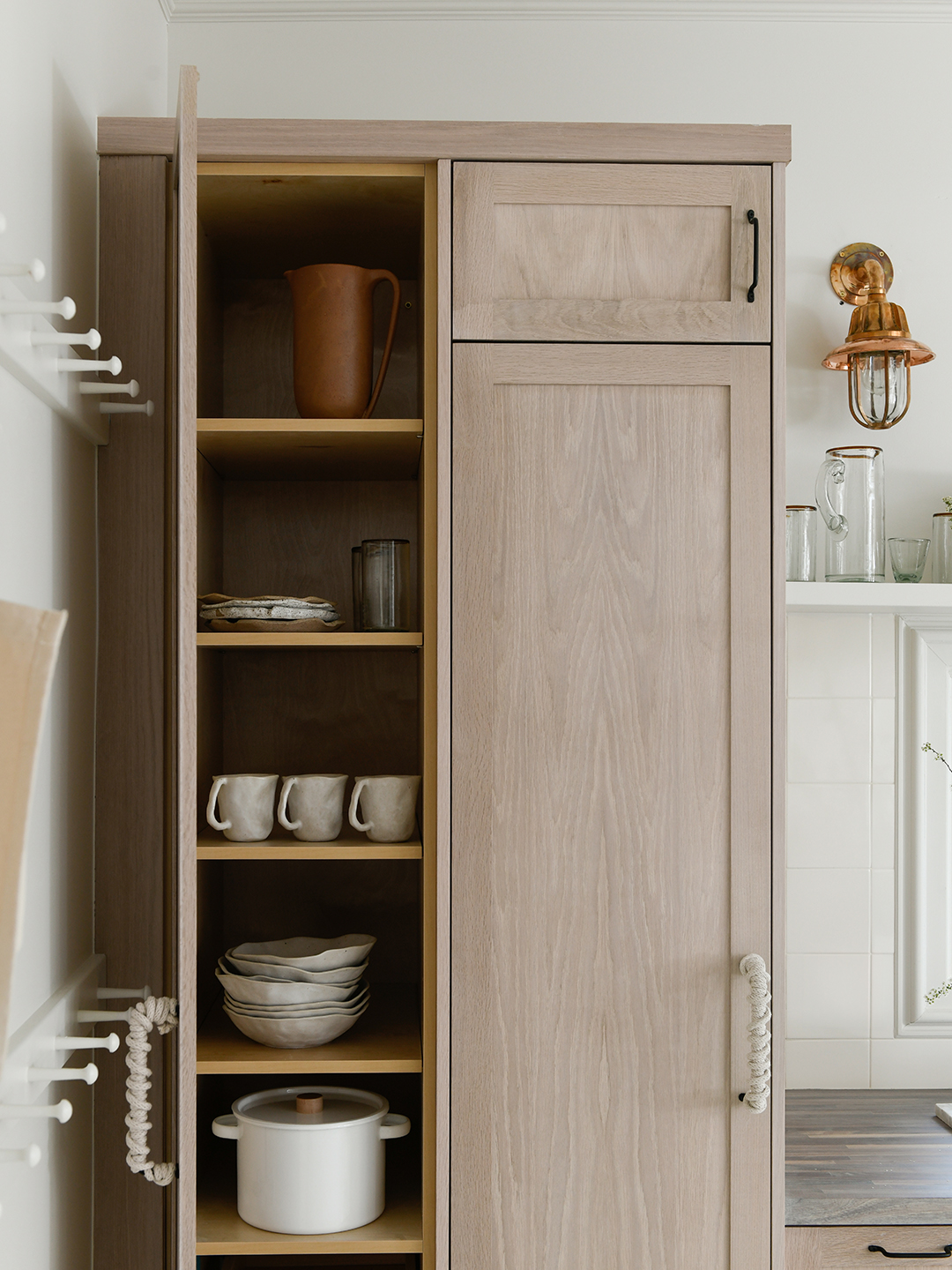 pantry door open