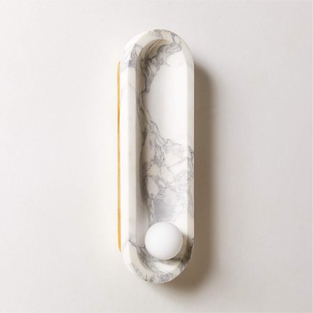  white marble sconce