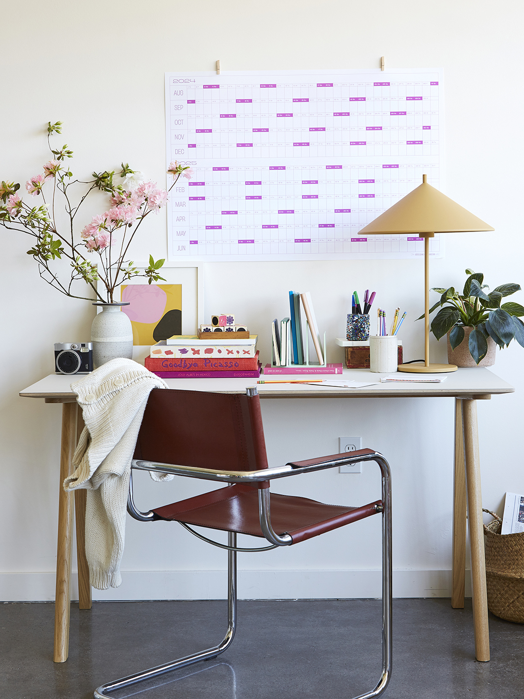 chair in front of desk