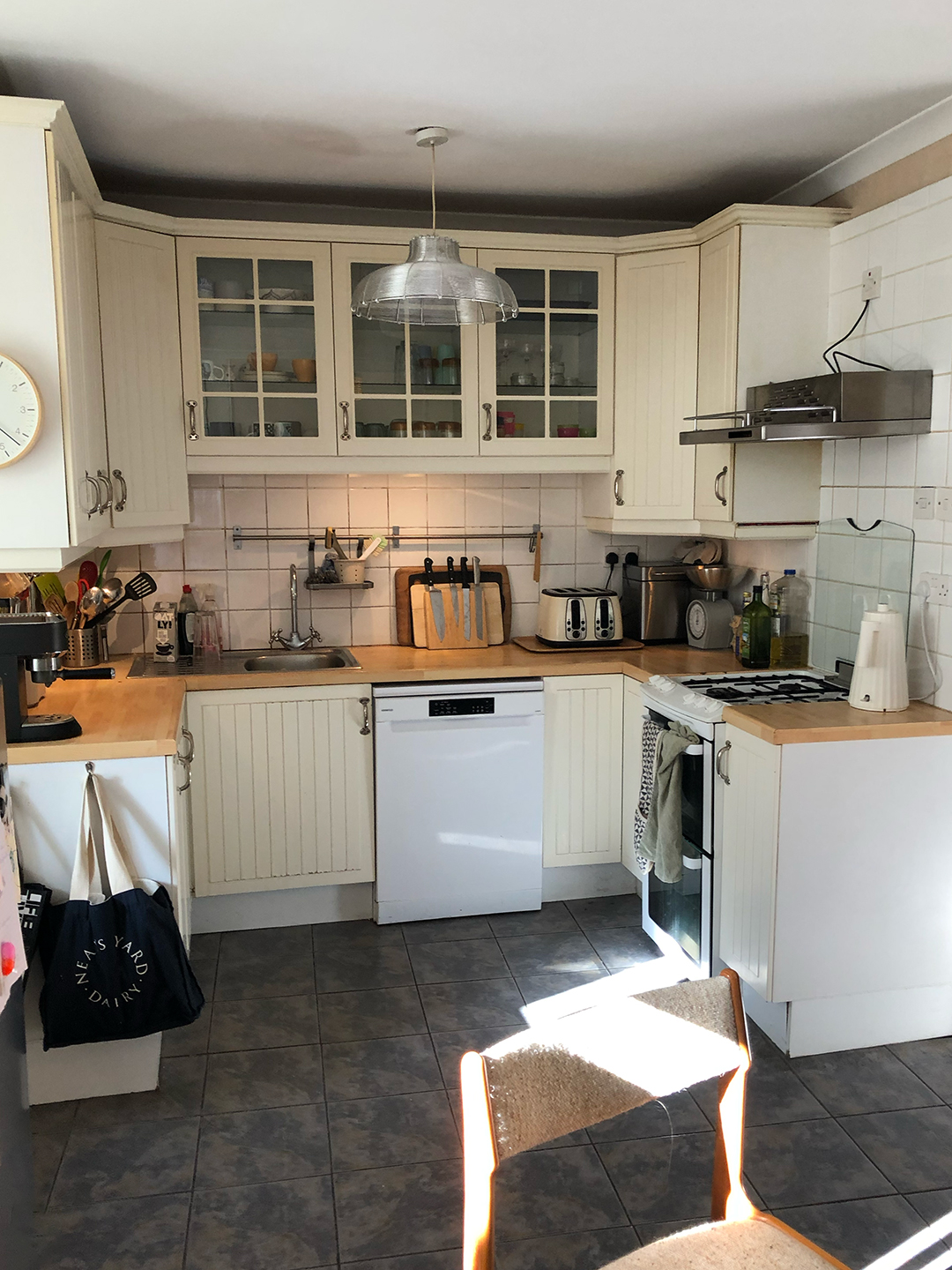 white small kitchen