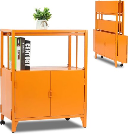  orange cabinet