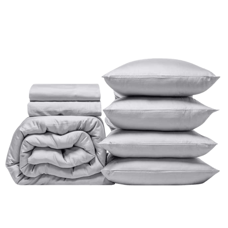  Bed & Bath - Modern Solids Bedding Bundle by Lola & Veranda