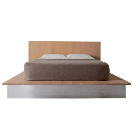  minimalist wood and metal bed frame