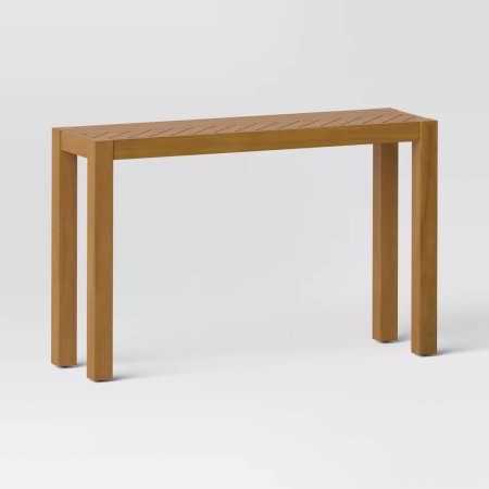  wood console table