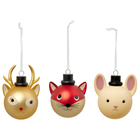  Woodland critter ornaments