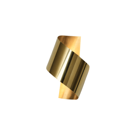  swirly brass sconce