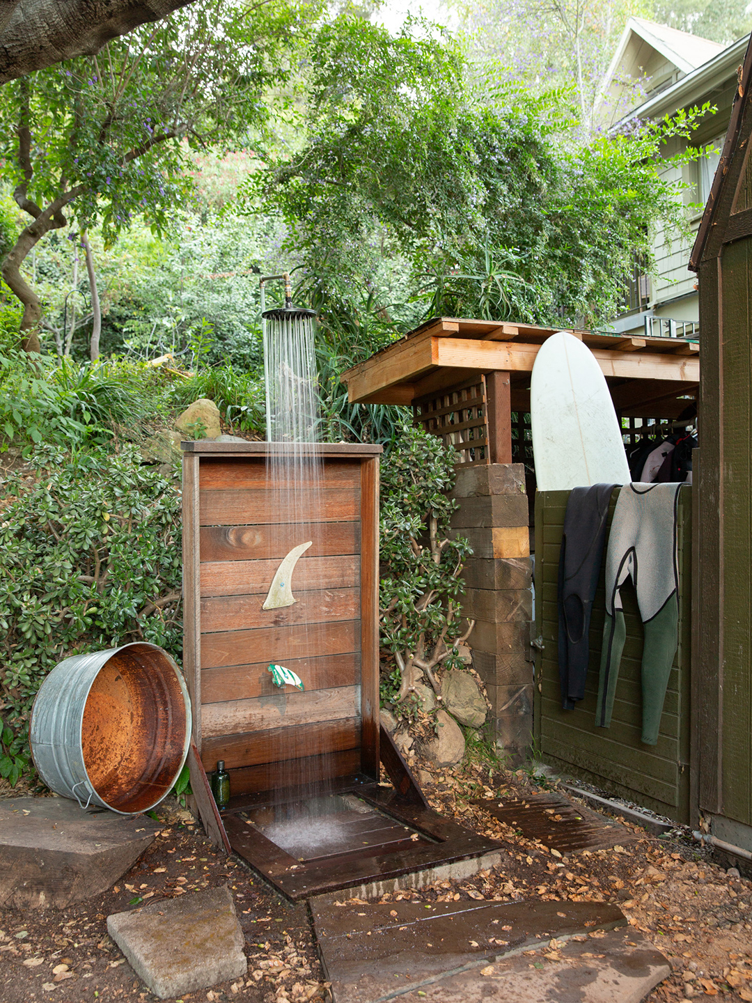 outdoor shower