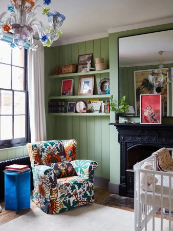 sage green nursery