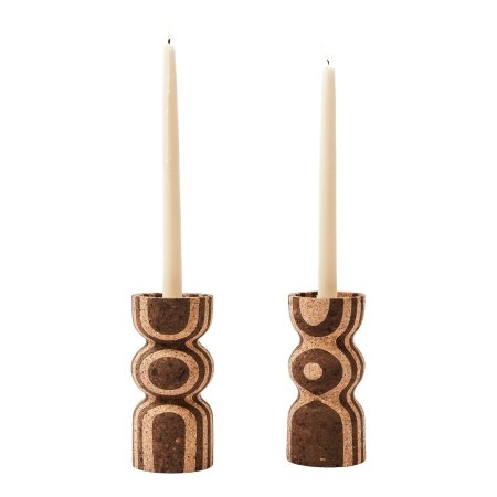  cork candle holders